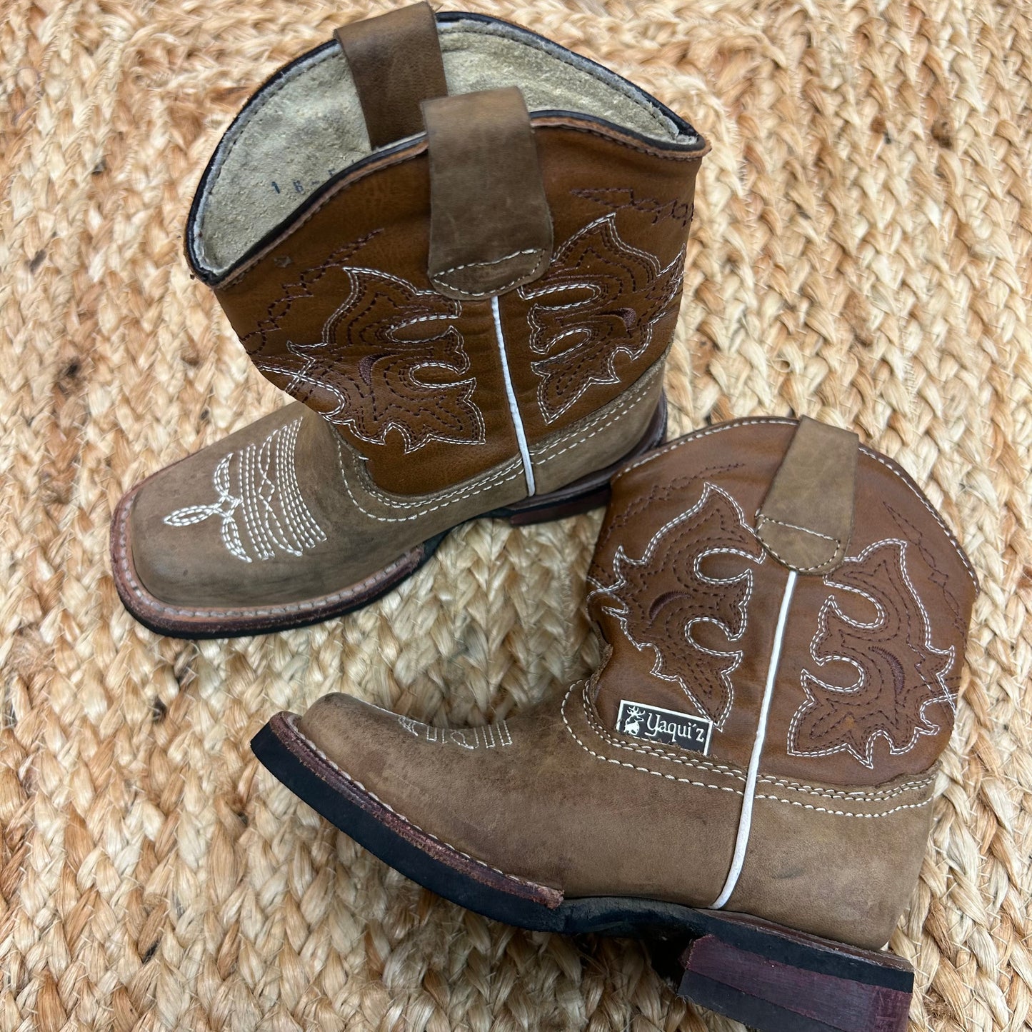 Brown Leather Cowboy Boots