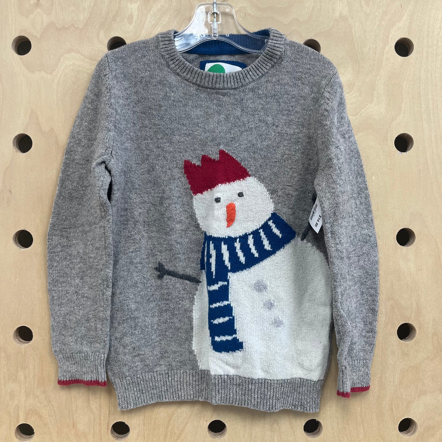 Grey Snowman Sweater