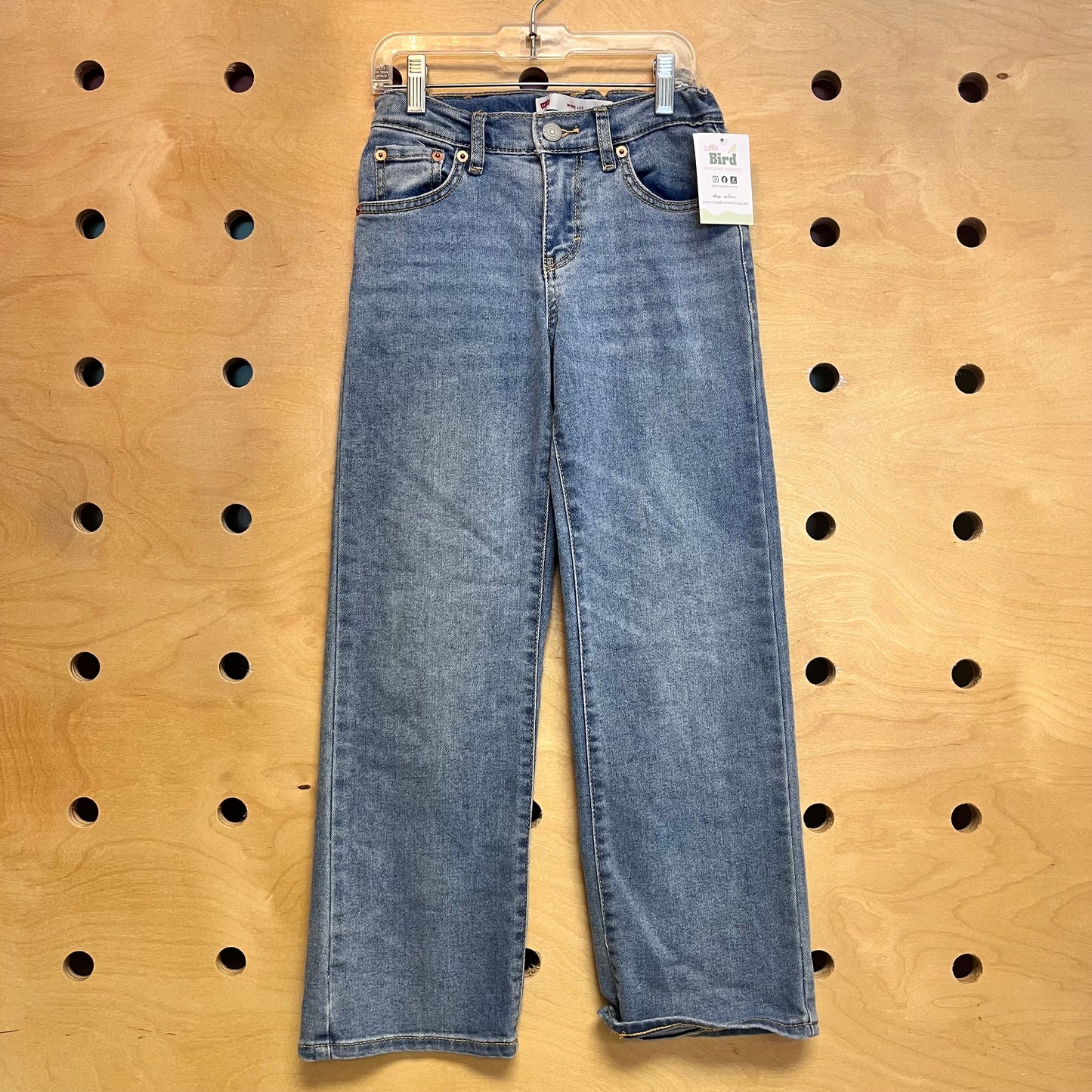 Light Wash Wide Leg Denim Pants