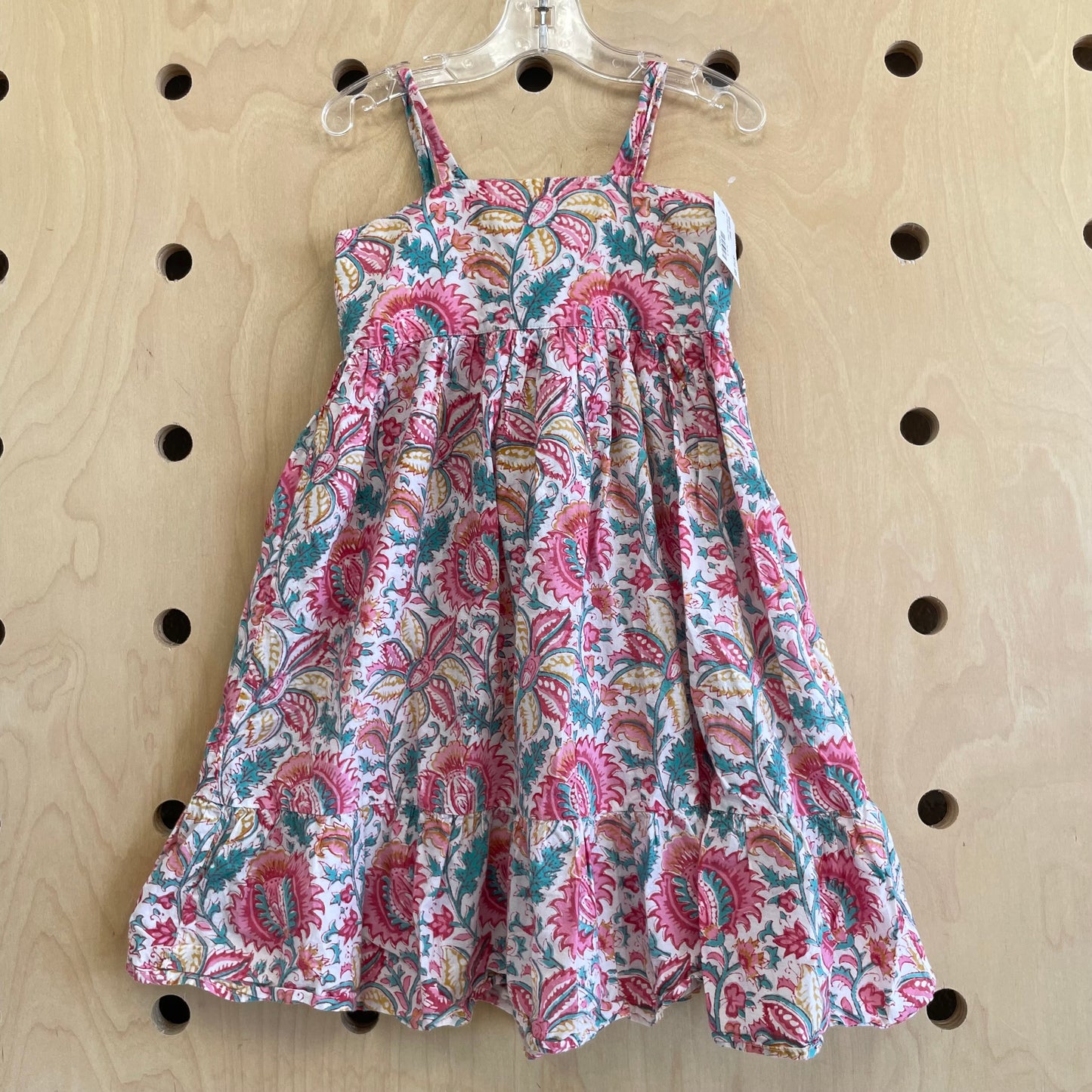 Pink Floral Paisley Dress
