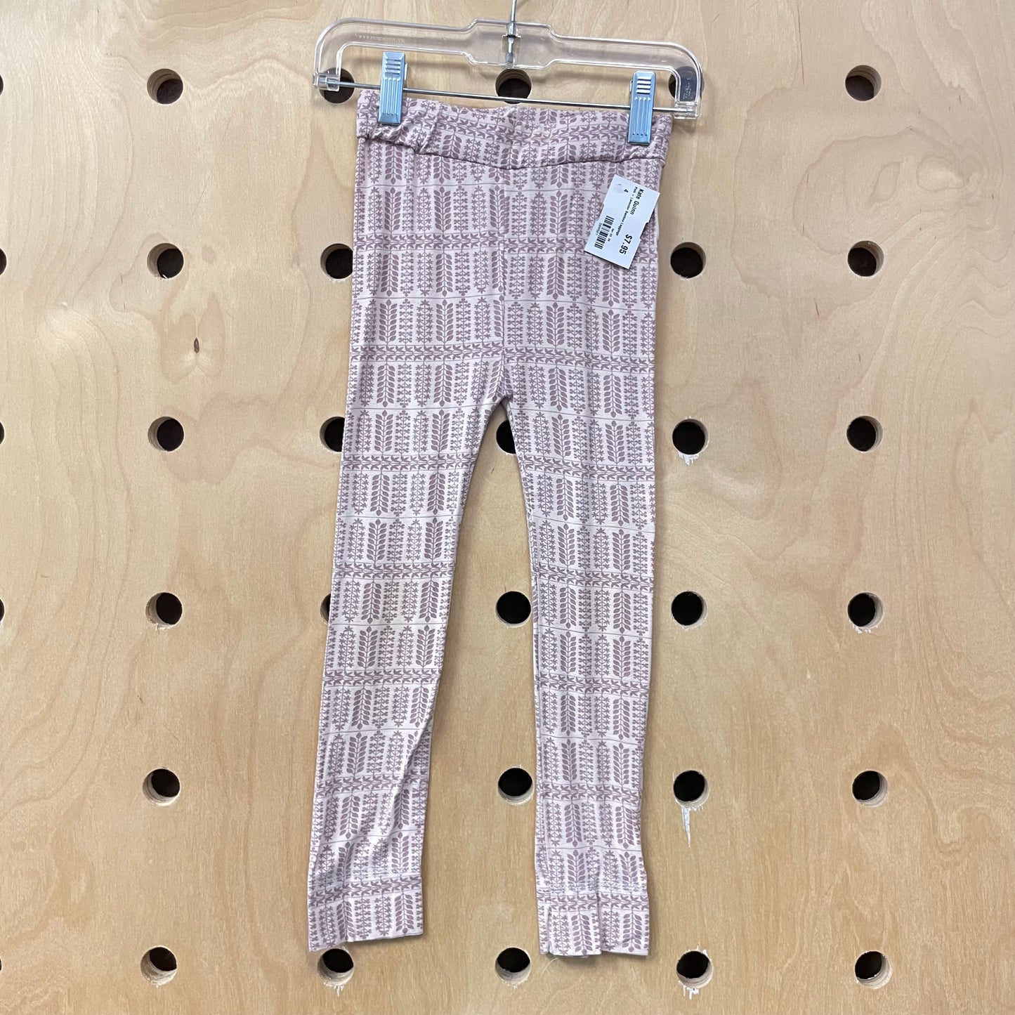 Pink + Lavender Bamboo Leggings