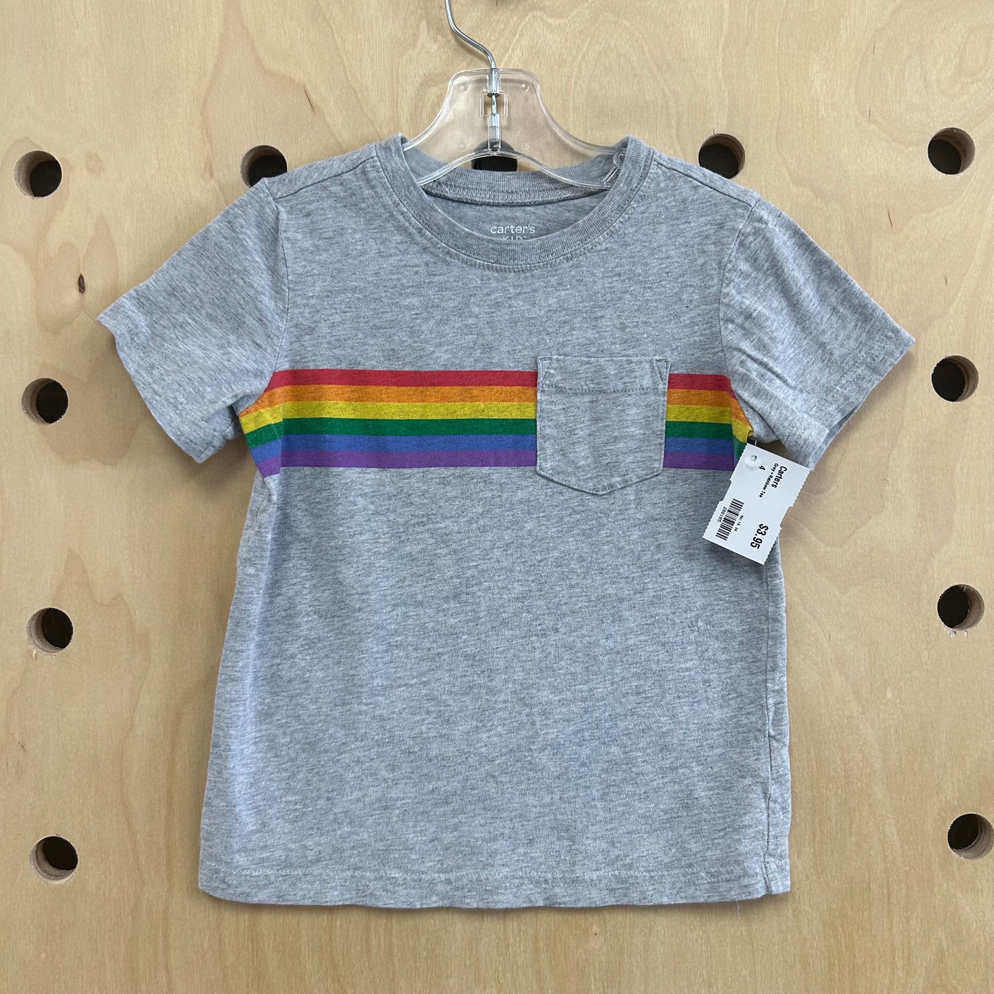 Grey+Rainbow Tee