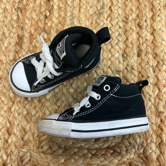 Black & White All Star Hi Tops
