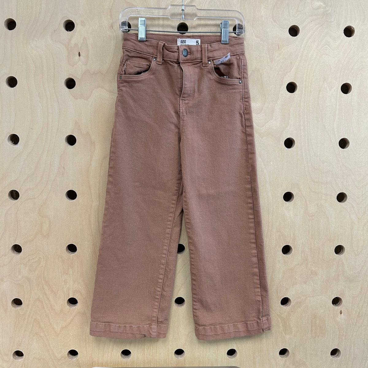 Tan Straight Denim