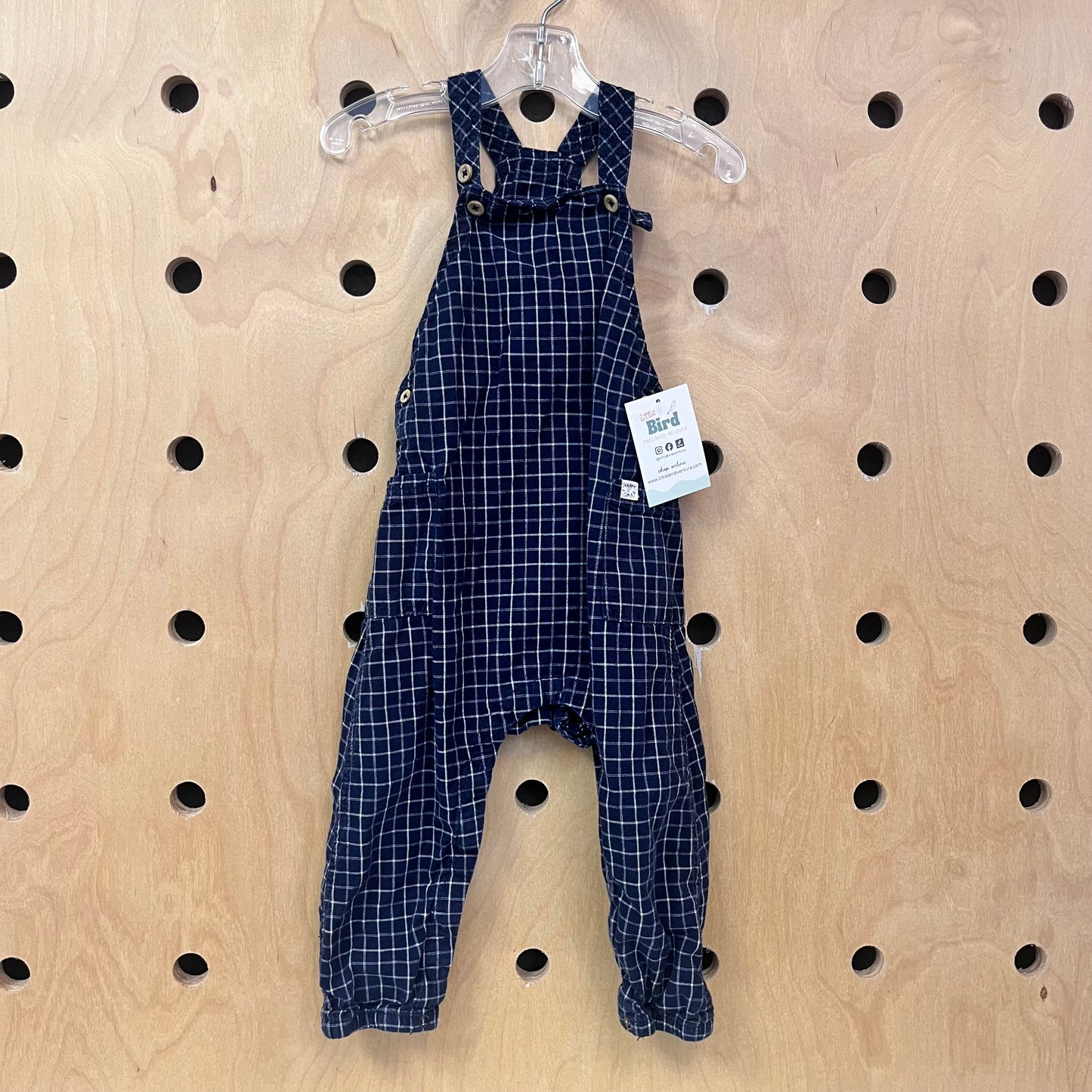Navy & White Romper
