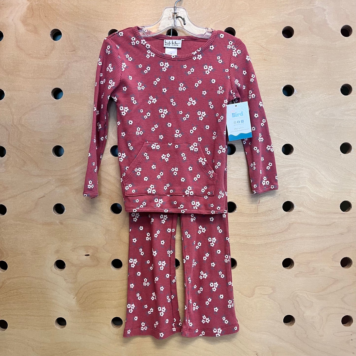 Brick Floral Waffle Outfit