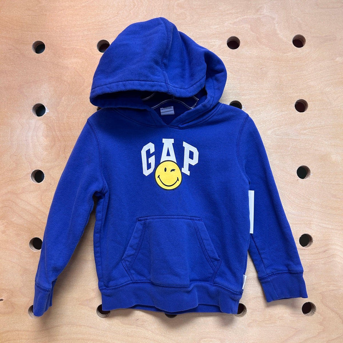 Blue Smiley Logo Hoodie
