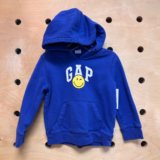 Blue Smiley Logo Hoodie
