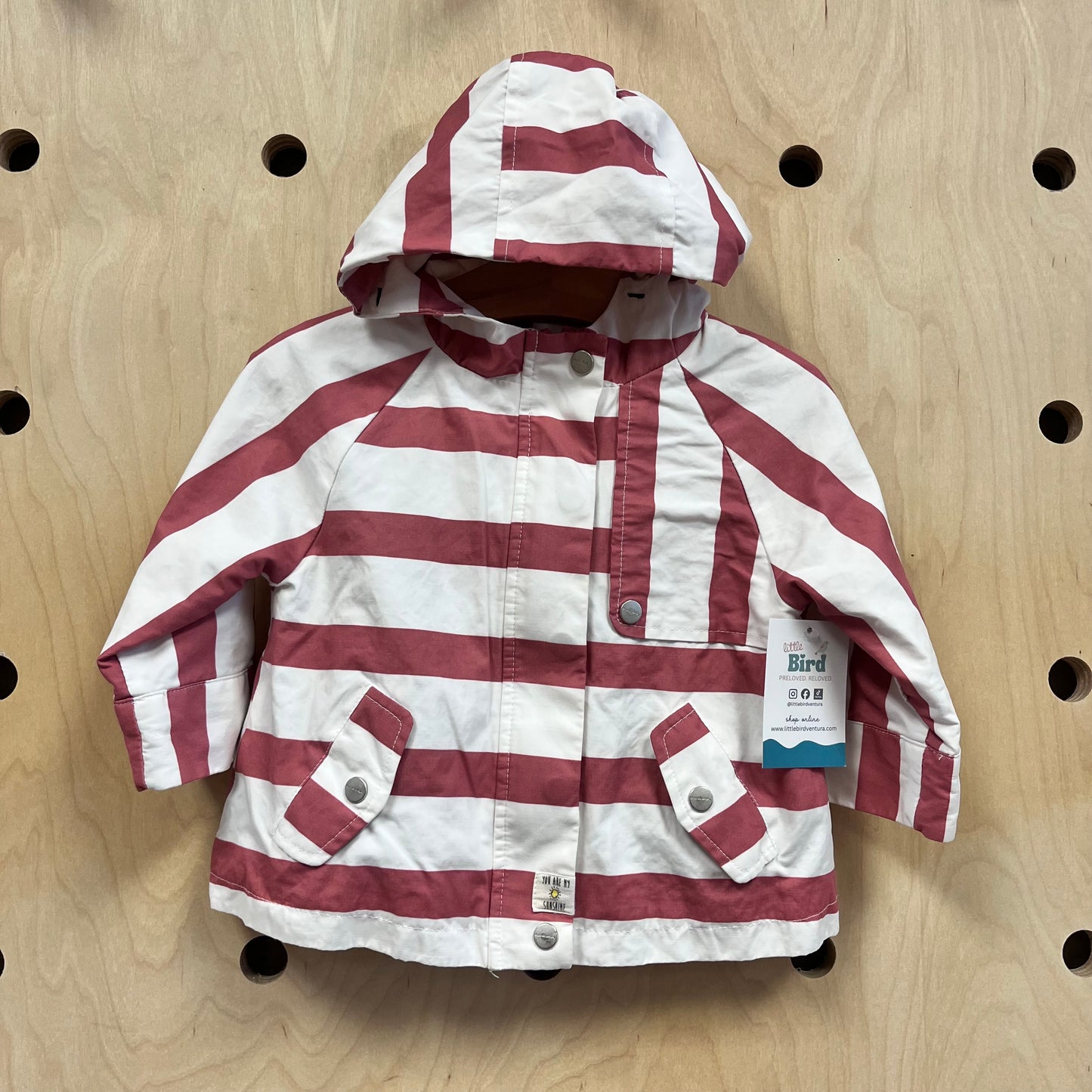 Red & White Striped Jacket