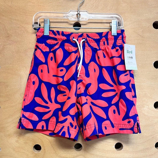Blue/Electric Pink Swim Trunks