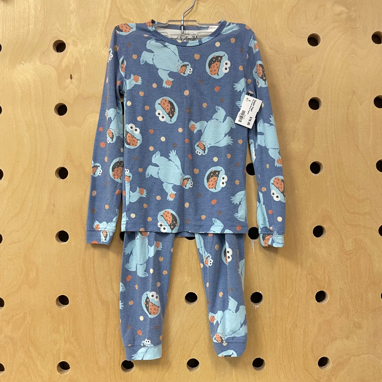Blue Cookie Monster Pajamas
