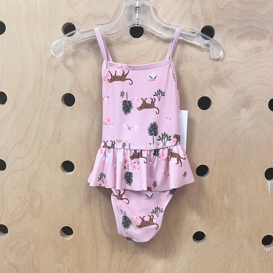 Pink Cheetah Swimsuit