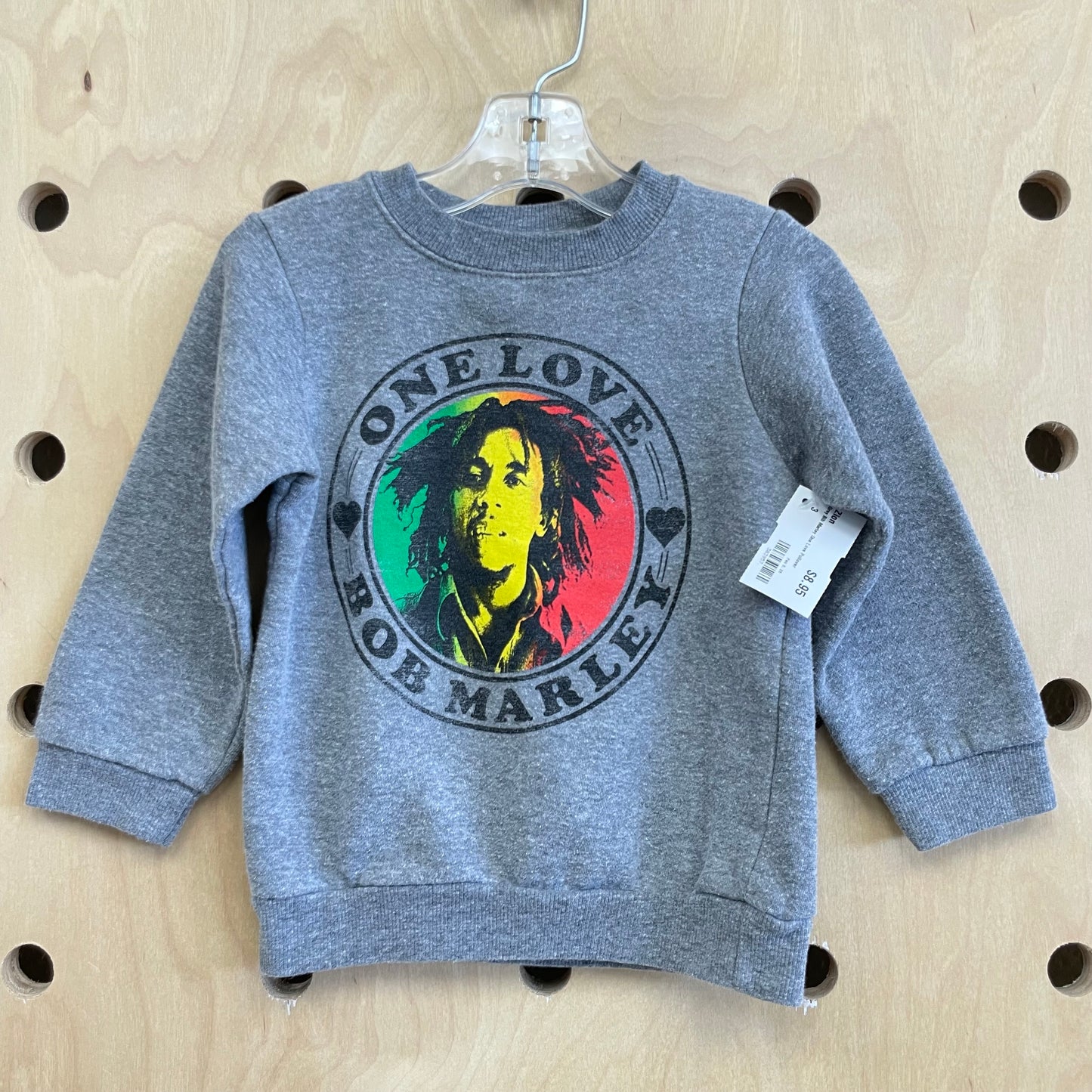 Grey Bib Marley One Love Pullover