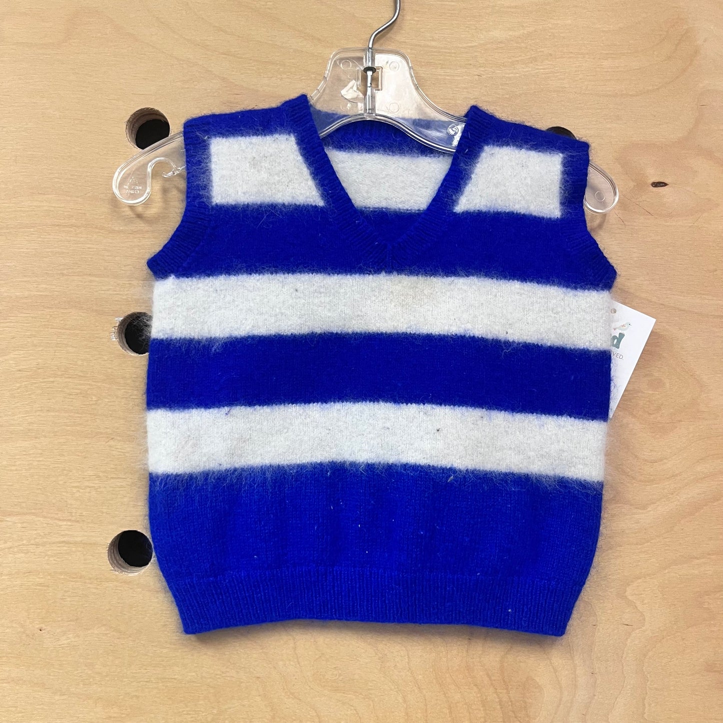 Blue & White Sweater Vest