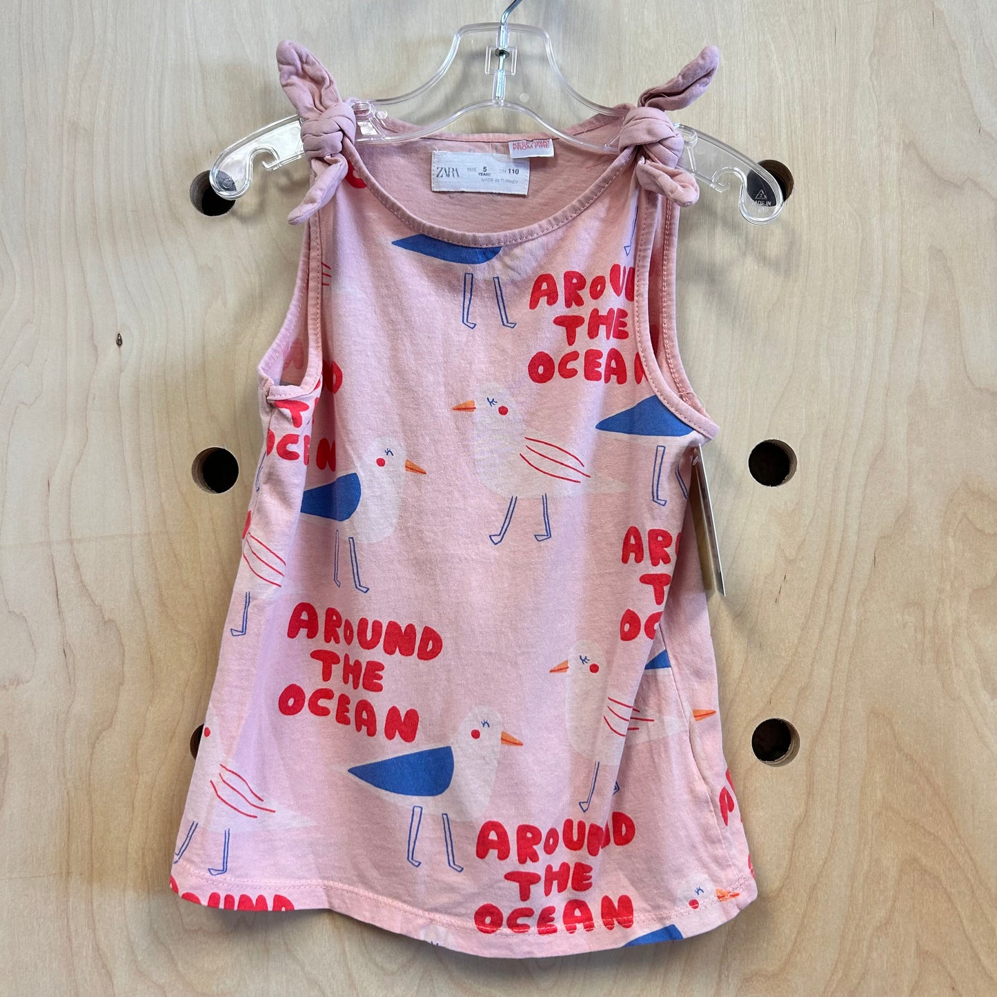 Pink 'Around The Ocean' Tank