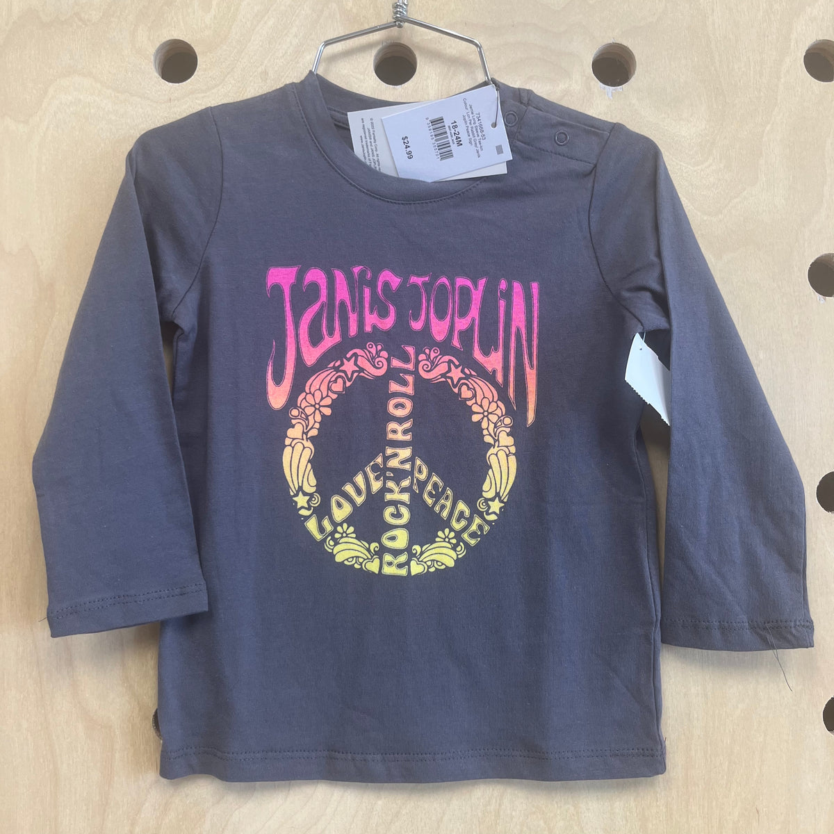 Janis Joplin LS Tee NEW!