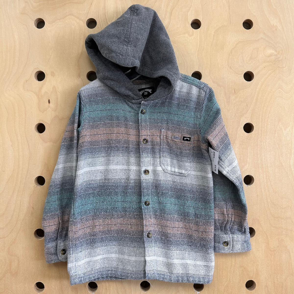 Dotty Stripe Hoddie Flannel