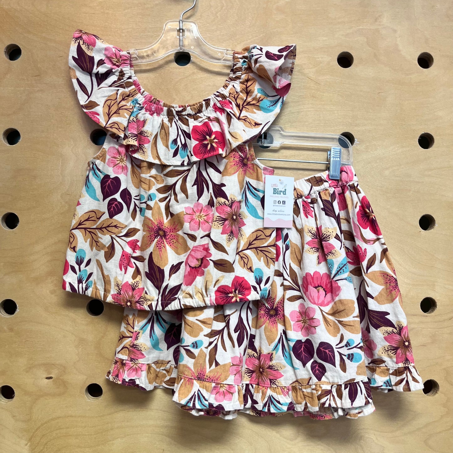 Browns/Pinks Aloha Outfit