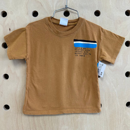 Camel Striped Get Together Tee