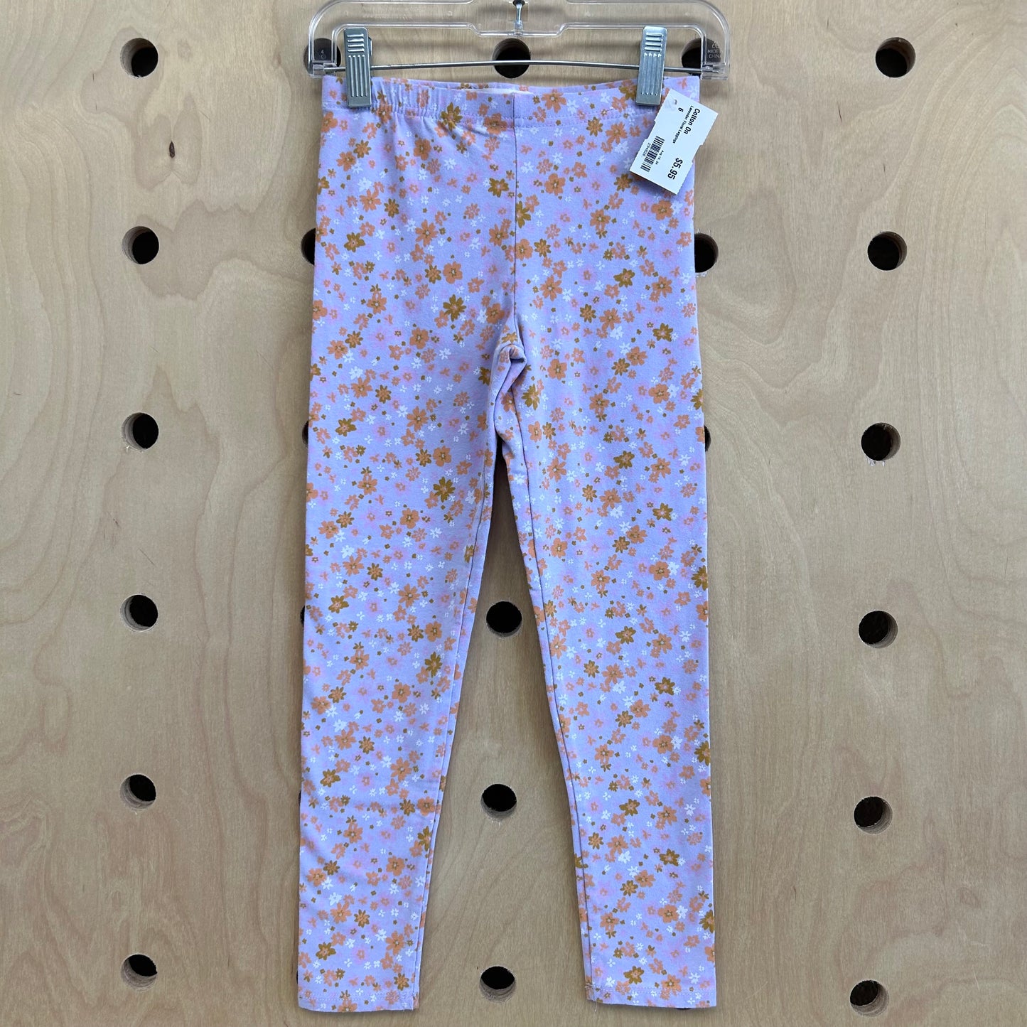 Lavender Floral Leggings