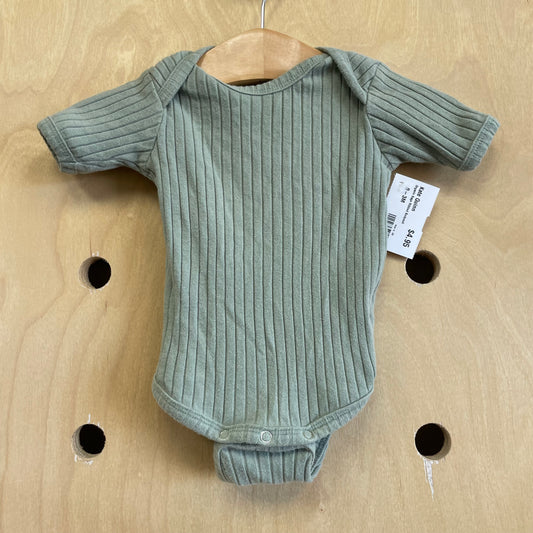 Organic Sage Ribbed Bodysuit