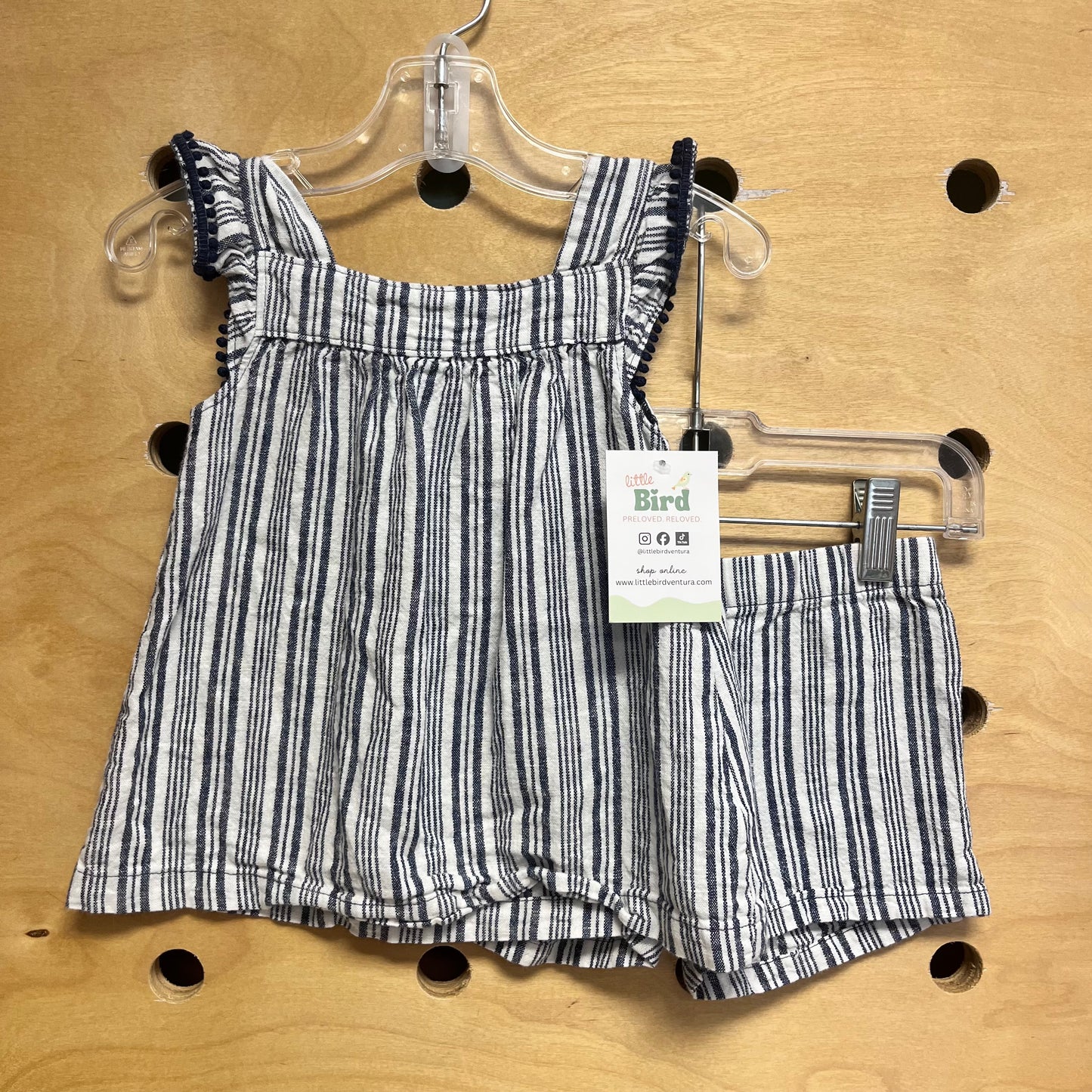 Blue/White Striped Outfit