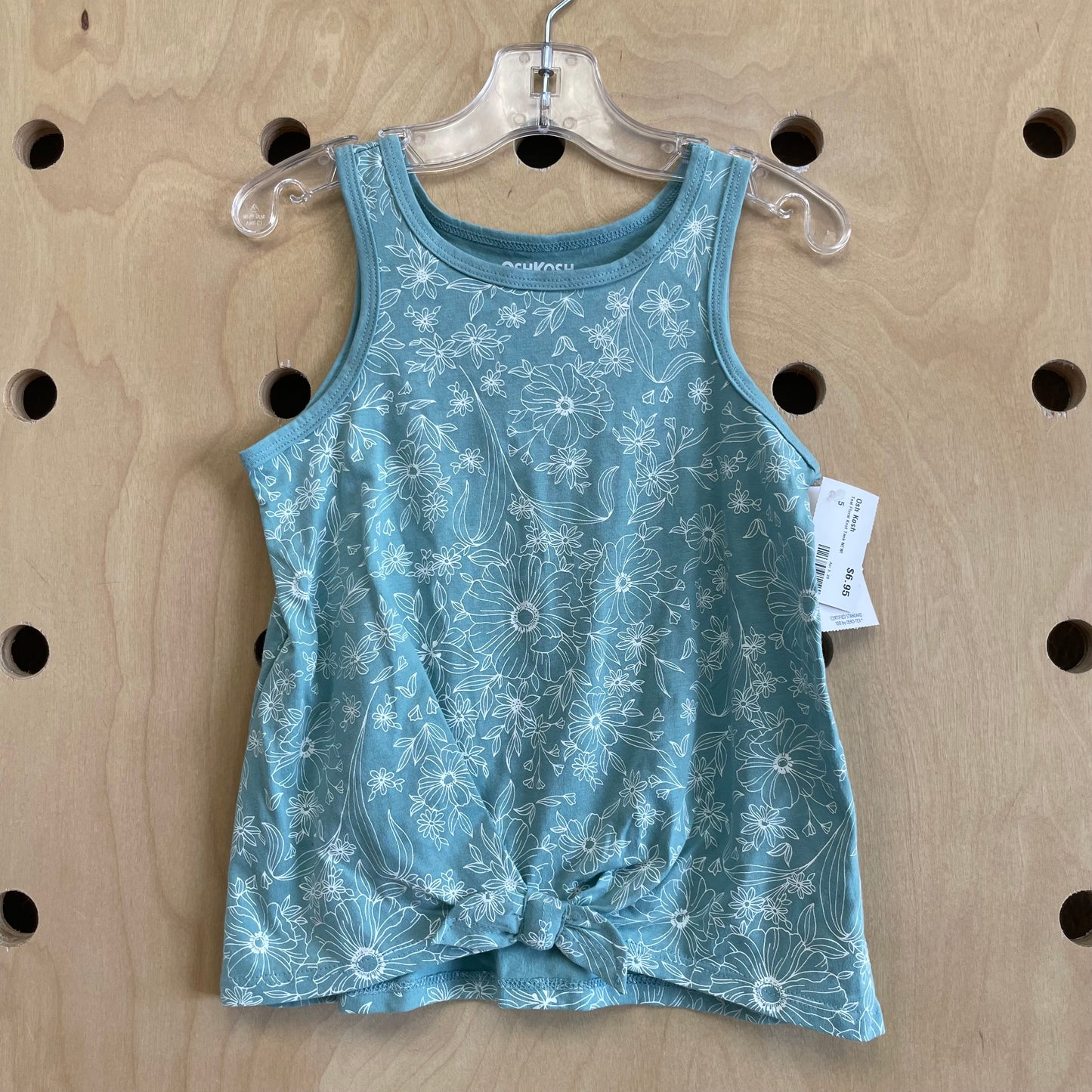 Teal Floral Knot Tank NEW!