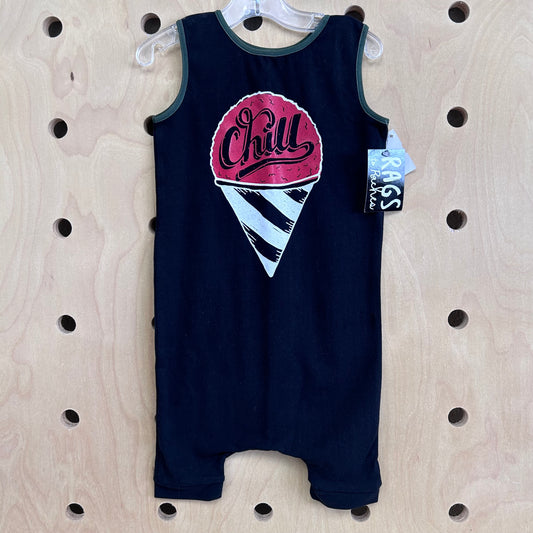 Black & Green Chill Romper NEW!