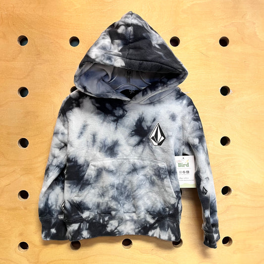 Blue/Black Tie Dye Hoodie