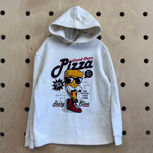 Cream Good Days Pizza Hoodie