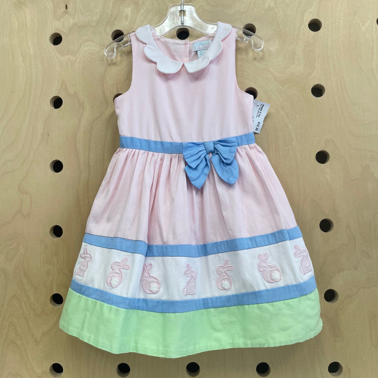 Pink + Blue Bunny Dress