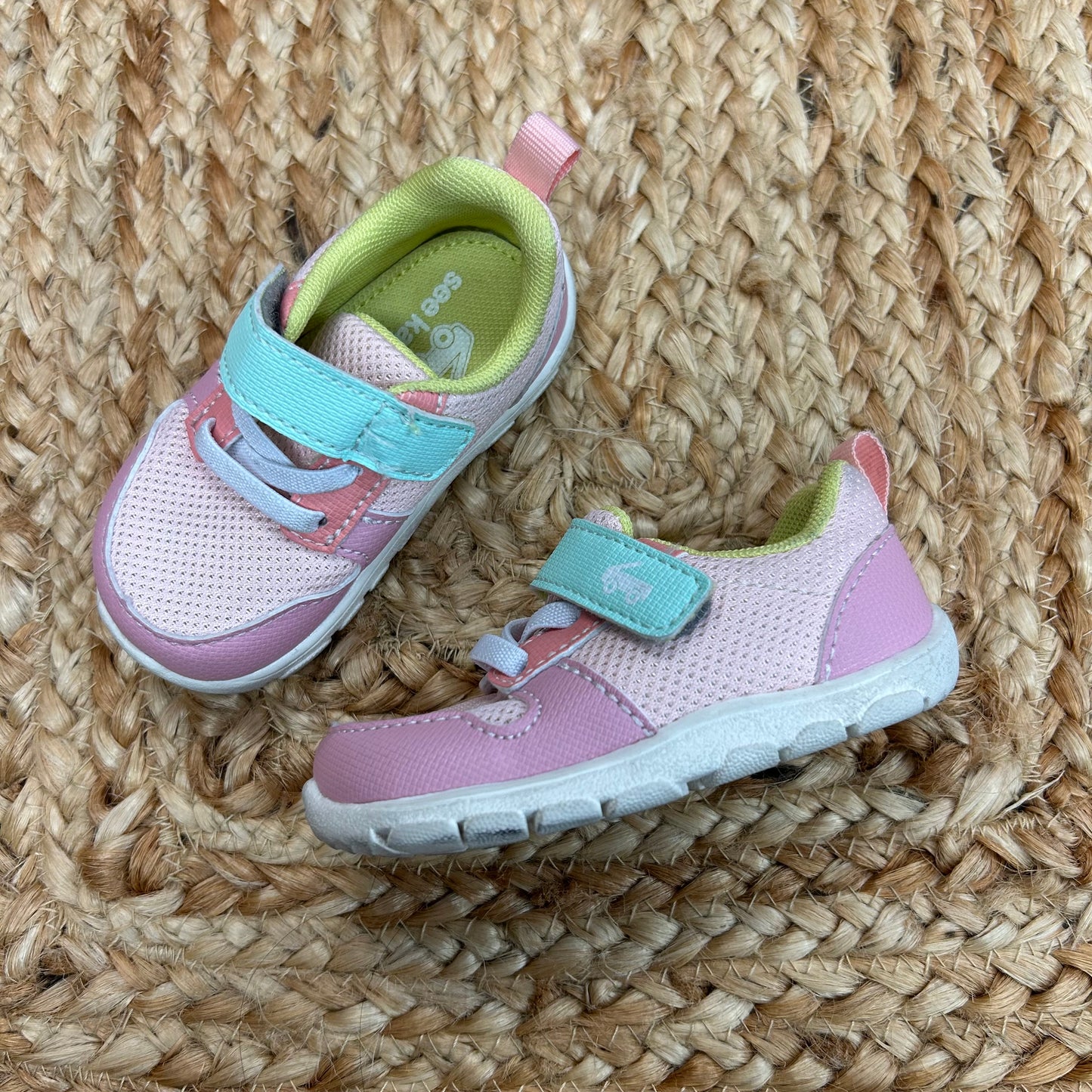 Multi-Pastel Velcro Tenny Sneakers