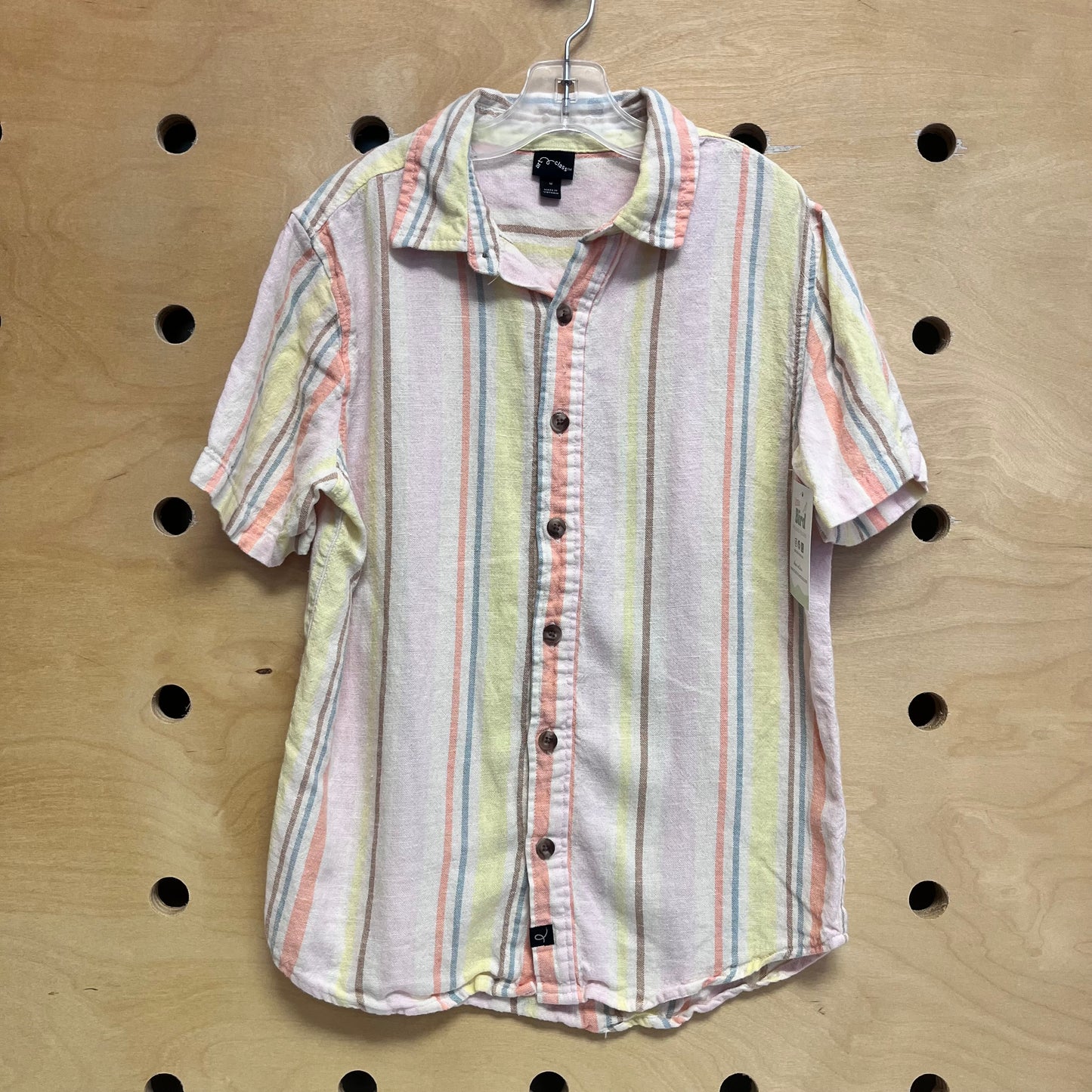 Pastels Striped Button Up