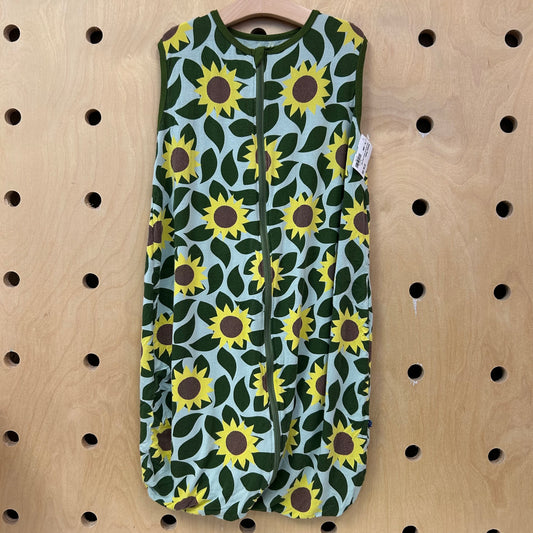 Green Sunflowers Bamboo Sleep Sack