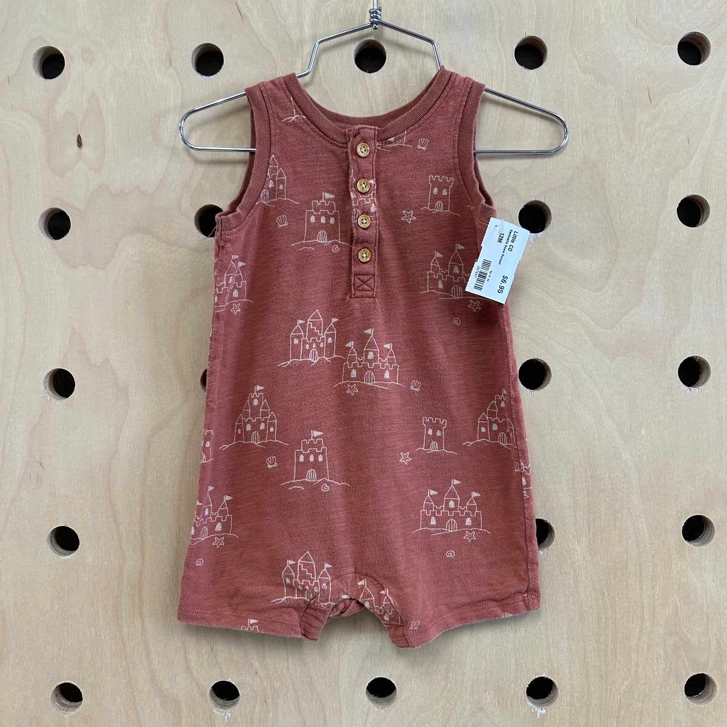 Sandcastle Scene Romper