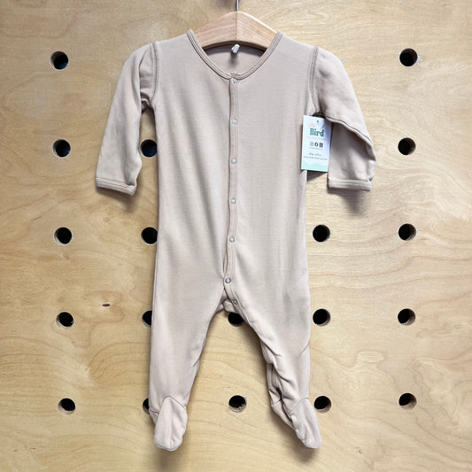 Organic Blush Snap Footies