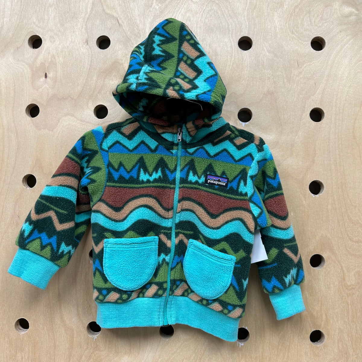 Synchilla Cardigan Blue Printed