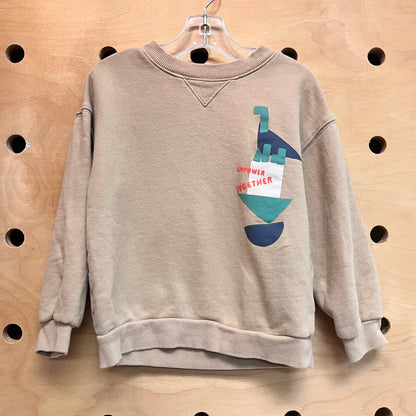Tan 'Empower Together' Pullover