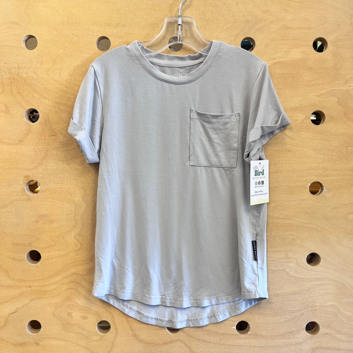 Grey Pocket Tee