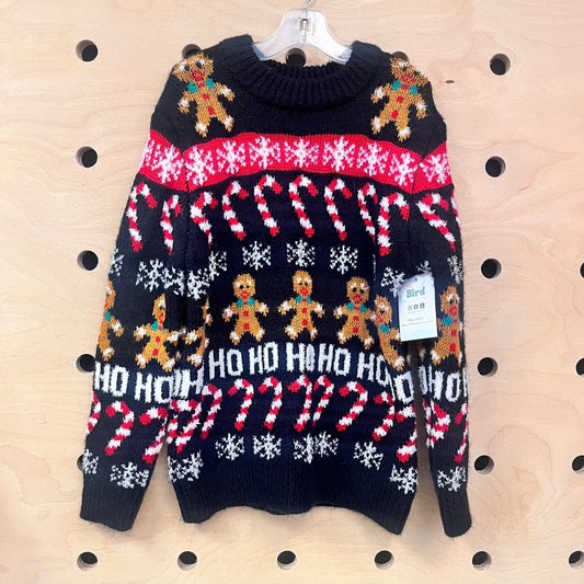Black Gingerbread Knit Sweater