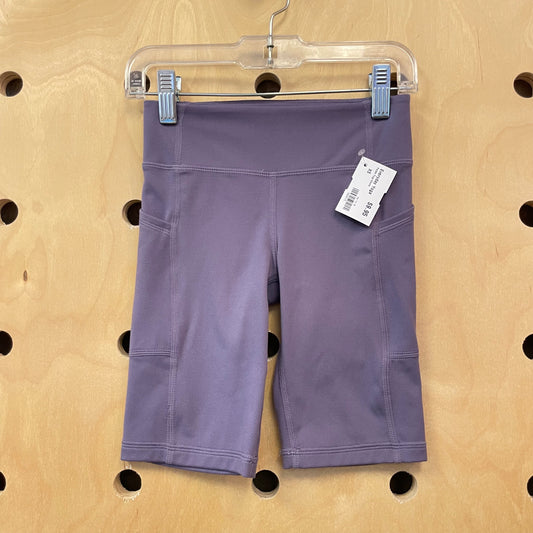 Purple Yoga Shorts