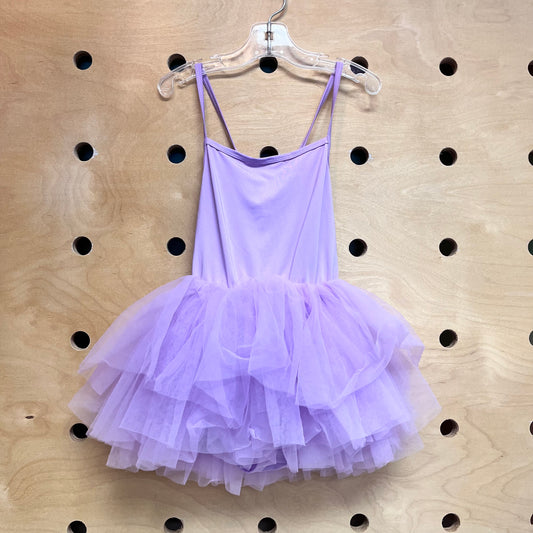 Lavender Tulle Bodysuit Dress