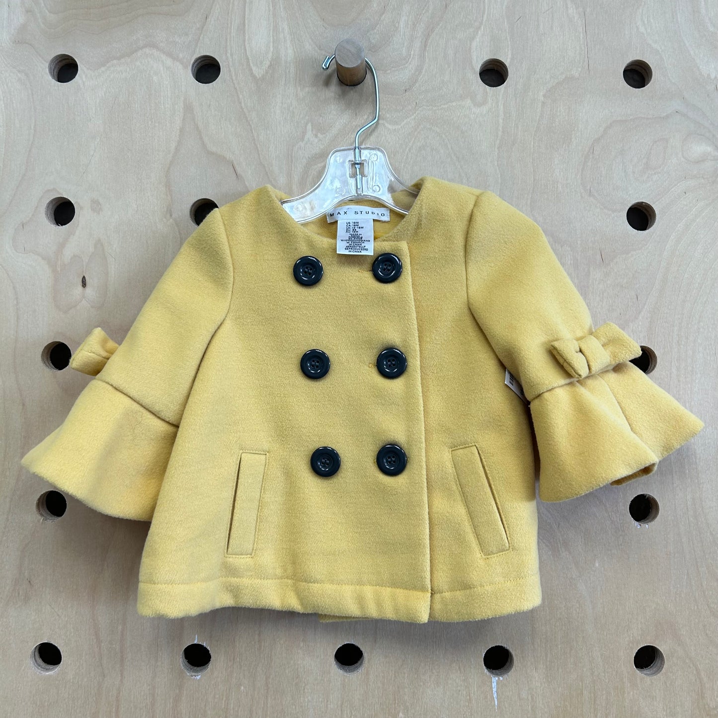 Yellow Pea Coat