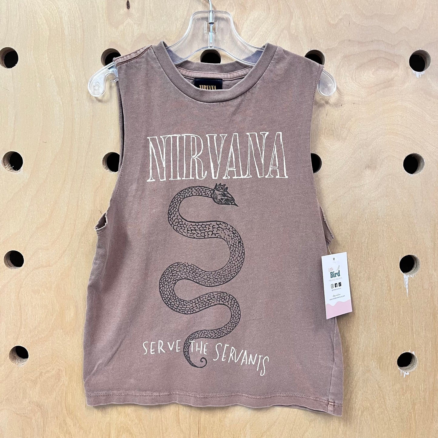 Brown Nirvana Muscle Tank