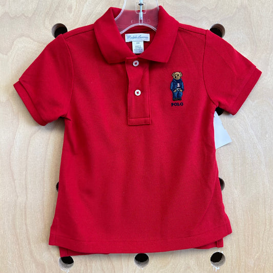 Red Bear Logo Polo