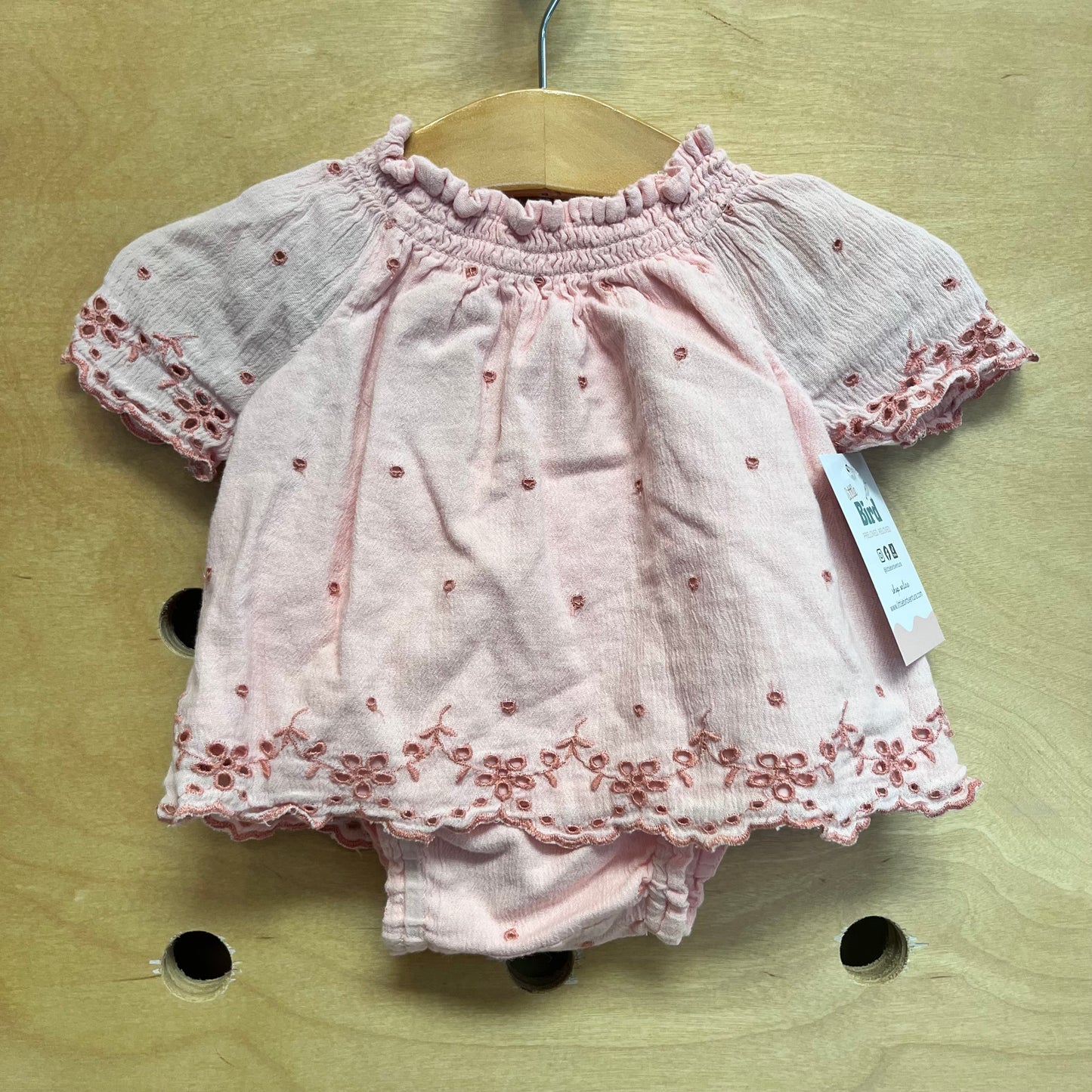 Pink Eyelet Outfit