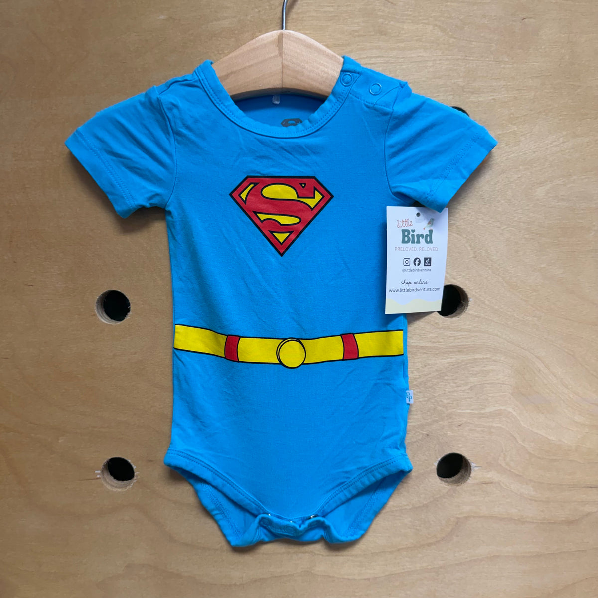 Blue Spiderman Bodysuit