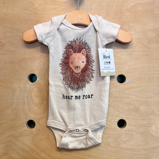 Organic 'Hear Me Roar' Lion Bodysuit