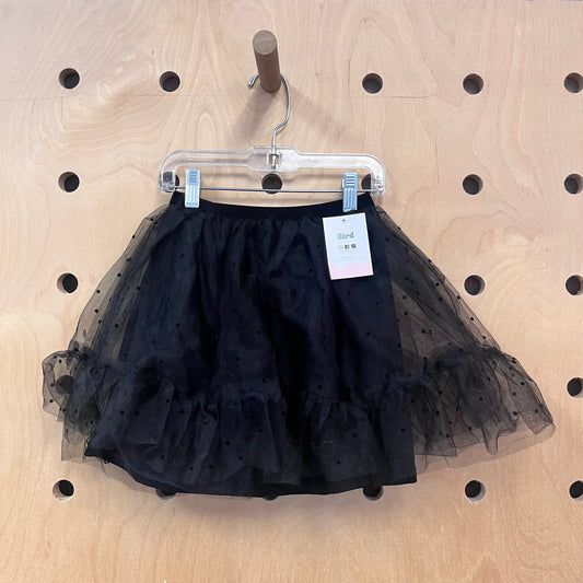 Black Polka Dot Tulle Skirt