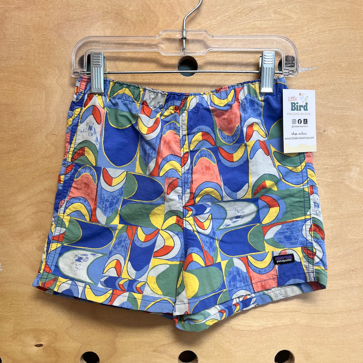 Blue Colorful Baggies Shorts